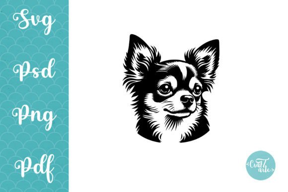 Chihuahua Svg, Peeking Dog Cut Stencil