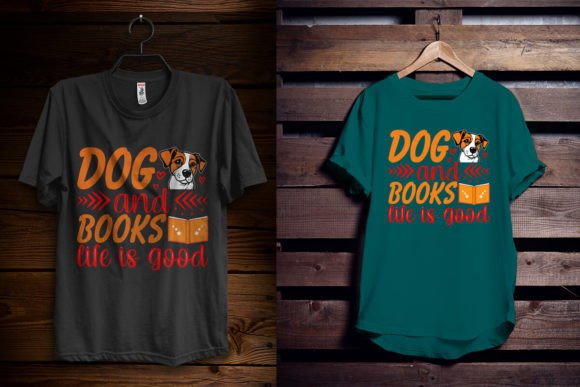 Dog and Books Life is Good