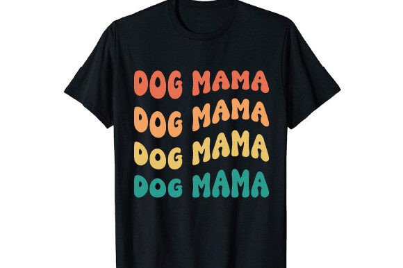 Retro Dog Mama SVG PNG Sublimation Quote