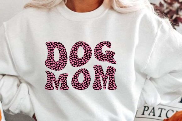 Retro Dog Mom SVG