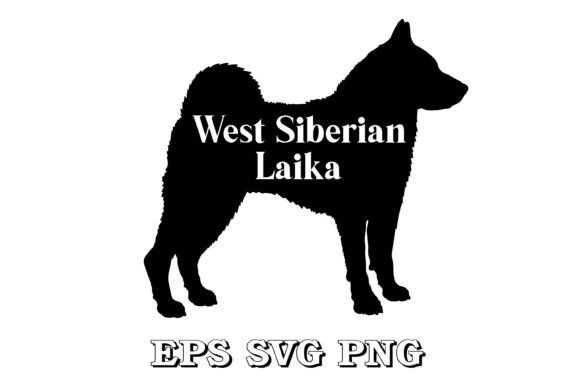 West Siberian Dog Silhouette